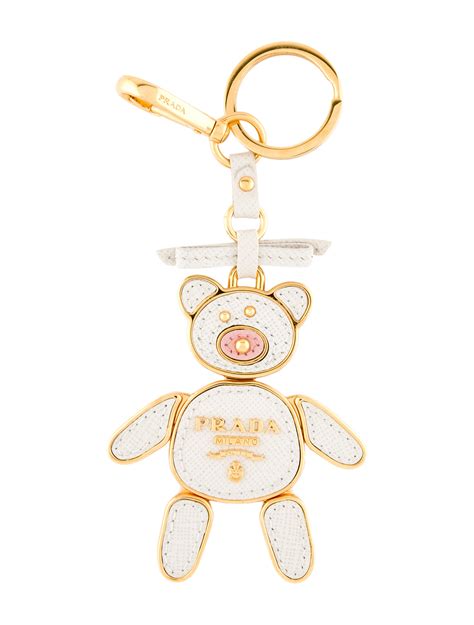 prada keychain bear|Prada Keychains & Keyrings for Women .